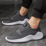 VastWave Breathable Casual Male Footwear Light Weight Sneakers Men Flyknit Big Size Mans Shoes Tenis Masculino Adulto39-47