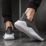 VastWave Breathable Casual Male Footwear Light Weight Sneakers Men Flyknit Big Size Mans Shoes Tenis Masculino Adulto39-47