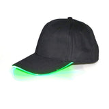 Cool LED Light Up Baseball Caps Glowing Adjustable Hats Perfect for Parties, Raves, Running and More - LKimmersive