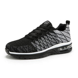 Shoes Men Running Shoes For Men Sport Shoes Black Shock Absorbing Casual Shoes Air Cushion Sneakers Flying Woven Shoes Trainers - LKimmersive