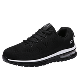 Shoes Men Running Shoes For Men Sport Shoes Black Shock Absorbing Casual Shoes Air Cushion Sneakers Flying Woven Shoes Trainers - LKimmersive