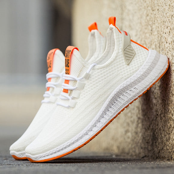 2019 New Men Sneakers Mesh Casual Shoes Lac-up Shoes Men Lightweight Comfortable Breathable Walking Sneakers Zapatillas Hombre - LKimmersive