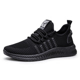 2019 New Men Sneakers Mesh Casual Shoes Lac-up Shoes Men Lightweight Comfortable Breathable Walking Sneakers Zapatillas Hombre - LKimmersive