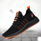 2019 New Men Sneakers Mesh Casual Shoes Lac-up Shoes Men Lightweight Comfortable Breathable Walking Sneakers Zapatillas Hombre - LKimmersive
